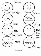 Emotions Worksheets Emotion Freebies Preschoolers Counseling Classroomfreebies sketch template