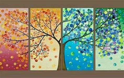 tree art diy art painting