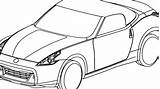 Nissan 370z Skyline Drawing Roadster Sketch 350z Motor1 Getdrawings sketch template