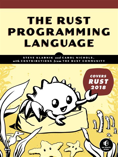 rust programming language covers rust   steve klabnik