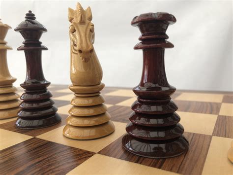 parisian gloss redwood triple weight chess set chessbaron chess