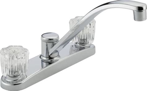peerless plf chrome  handle kitchen faucet  acrylic handles walmartcom