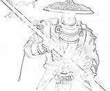 Raiden Coloring Mortal Pages Combat Character Another Template sketch template