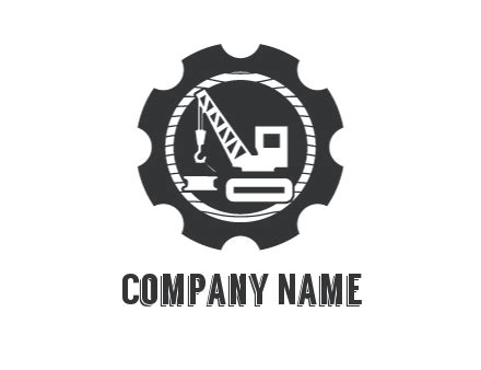 heavy equipment logo designs diy heavy equipment logo maker designmanticcom