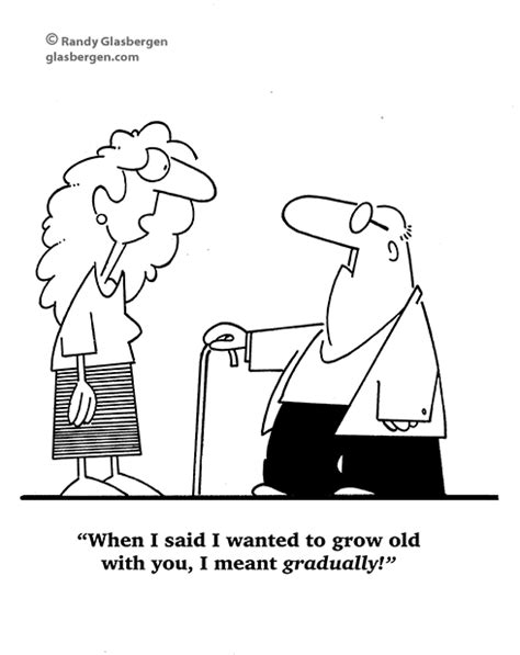 cartoons about getting older randy glasbergen