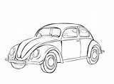 Coloring Car Pages Volkswagen Vw Beetle Hot Rod Drawings Cars Bug Color Vintage Printable Getcolorings Auto Beetles Illustration Drawing Bus sketch template