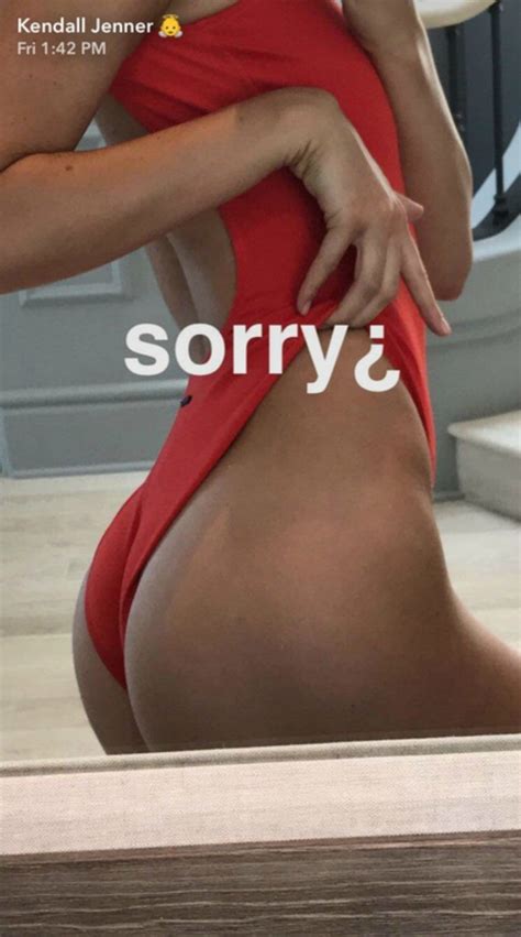 kendall jenner isn t sorry for flaunting her booty in