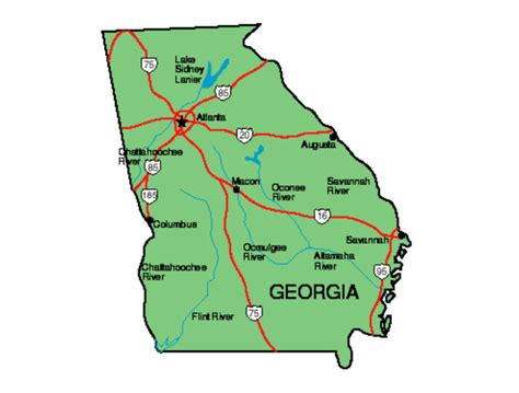 georgia fun facts food famous people attractions