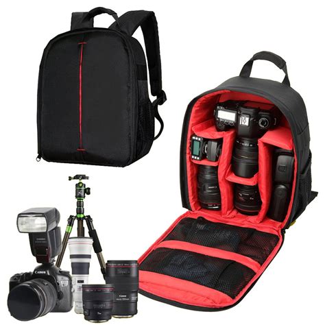 waterproof digital dslr camera bag multifunctional photo camera backpack small slr video bag
