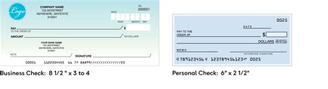 personal check   business check
