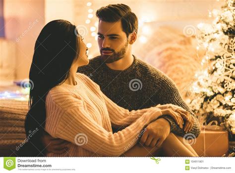 Couple At Home Stock Image Image Of T Lying