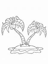 Island Coloring Pages Printable sketch template