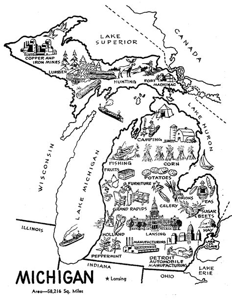 michigan flag coloring page coloring pages