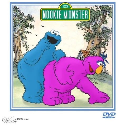 Rule 34 Cookie Monster Sesame Street Tagme Telly Monster