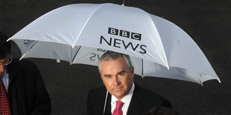 bbcs huw edwards mocks itv news bulletin  row  broadcasters deepens huffpost uk