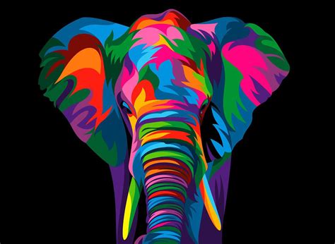 colorful animal vector illustration  behance colorful animal