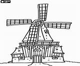 Windmill Coloring sketch template