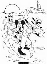 Coloring Printable Pages Mickey Mouse Donald Disney Duck Sheets Kids Goofy Crayola Print Books sketch template