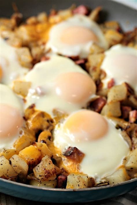 ham potato skillet breakfast mindys cooking obsession
