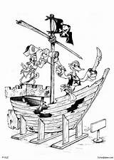 Piratenschiff Malvorlage Piraten Herunterladen sketch template