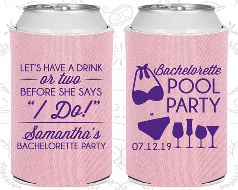 Bachelorette Pool Party Ideas Personalized Bachelorette