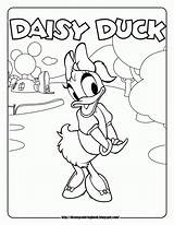 Coloring Mickey Mouse Clubhouse Pages Daisy Disney Print Library Clipart Duck sketch template
