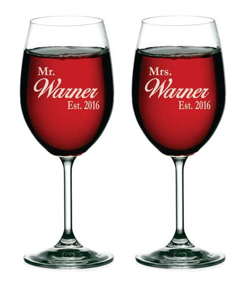 Mr And Mrs Wine Glasses Mr Mrs Mason Jar Glasses Mr And Mrs Etsy