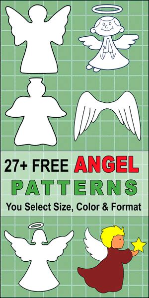 angel templates  stencils  printable patterns  stencils