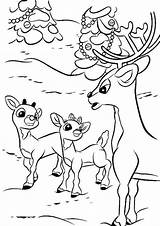 Rudolph Reindeer Babbo Nosed Renne Renna Tulamama Stampare Pianetabambini sketch template