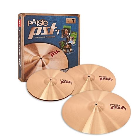 paiste pst medium universal cymbal pack  drum central