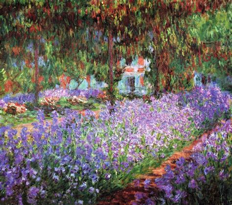 El Jardín Del Artista En Giverny Cuadros Al óleo De Monet