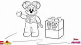 Duplo Coloring Lego Pages Library Clipart Popular sketch template