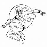 Mindy Superhelden Rox Nachtwacht Meisjes Leuk Topkleurplaat Leukvoorkids Gedeeld sketch template