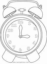 Clocks Kleurplaten Klok Relojes Kleurplaat Getdrawings Despertador sketch template