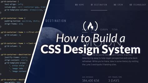 create  implement  design system  css