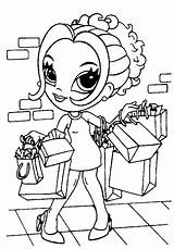 Coloring Bratz Pages Christmas Popular Color sketch template