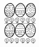 Eggs Oua Flori Uova Pasqua Outlines Paskah Mewarna Kartun Iklan Clopotel sketch template