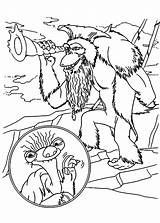 Ice Age Captain Coloring Gutt Sid Granny Pages Grandmother Sees Telescope Pages2color Book Cookie Copyright 2021 sketch template