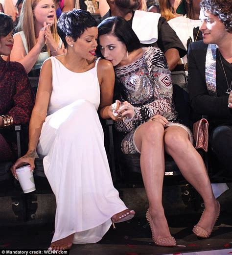 katy perry s wild night out nuzzling up to bff rihanna