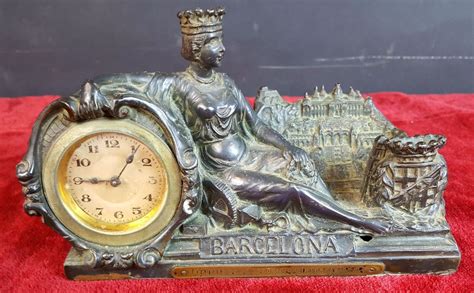 barcelona clock clock mantel clock exhibition