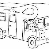 Coloring Motorhome Pages Post sketch template