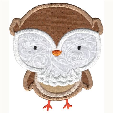 adorable owls applique set  sizes products swak embroidery