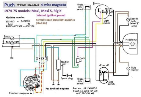 puch moped wiring diagram sleekist