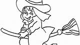 Coloring Pages Witch Wicked Hat Kids Witches Getcolorings Printable sketch template
