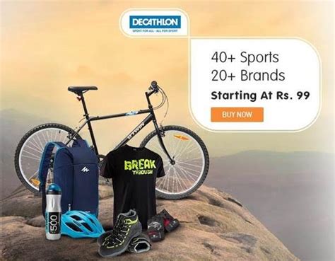 decathlon  sell  entire range  exclusively  snapdeal earthandroid