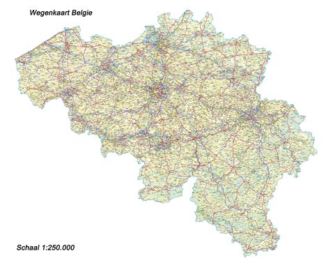 koop landkaart belgie  zonder buurlanden voordelig  bij commee