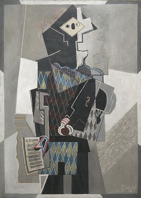 Harlequin With Violin Cleveland Museum Of Art