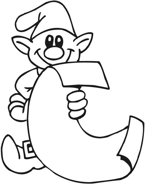 elf coloring pages learn  coloring