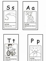 Jolly Phonics Actions Flashcards Scribdassets sketch template