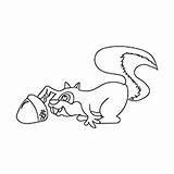 Squirrel Coloring Pages Nut Busy Printable Squirrels Interesting Keep Child sketch template